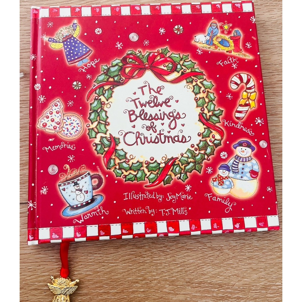 Vintage 2001 The Twelve Blessings of Christmas Joy Marie  Hardcover Book Holiday